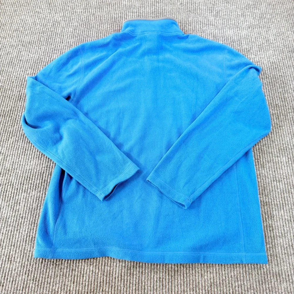 The North Face Mens TKA 100 Glacier 1/4 Zip Fleece Pullover Blue Large NF00A7XN